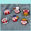 Niedliche Cartoon Kirby Brosche Legierungsmaterial Cartoon Charakter Design Öltropfenverfahren Xz3084-1 Xz3084-2 Xz3084-3 Xz3084-4 Xz3084-5 Xz3084-6