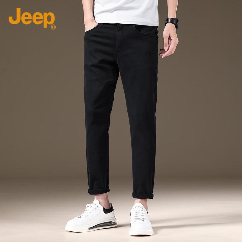 JEEP Men's Spring Autumn Casual Cotton Trousers