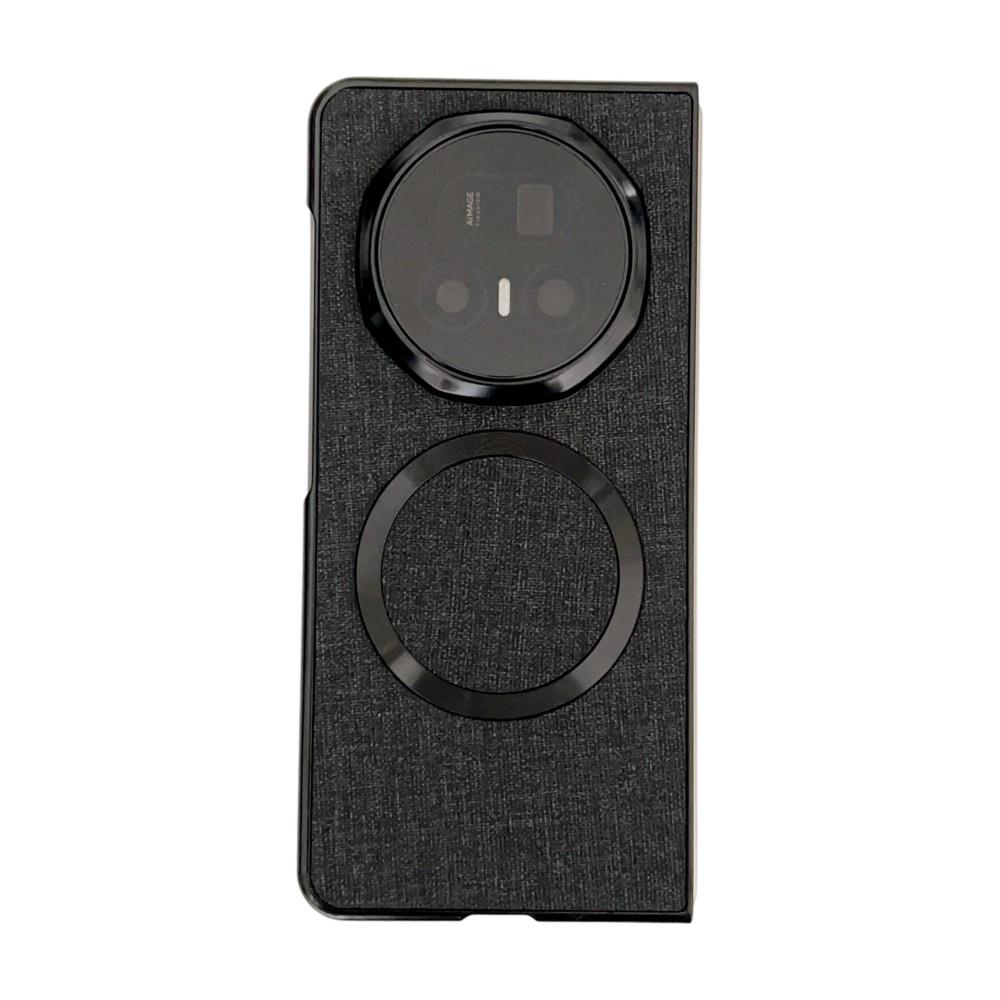 For Huawei Honor Magic V5 Case Luxury PU Cloth Magnetic Wireless Charging Protective Back Cover Case For Magic V5 V3 V 5 Shell