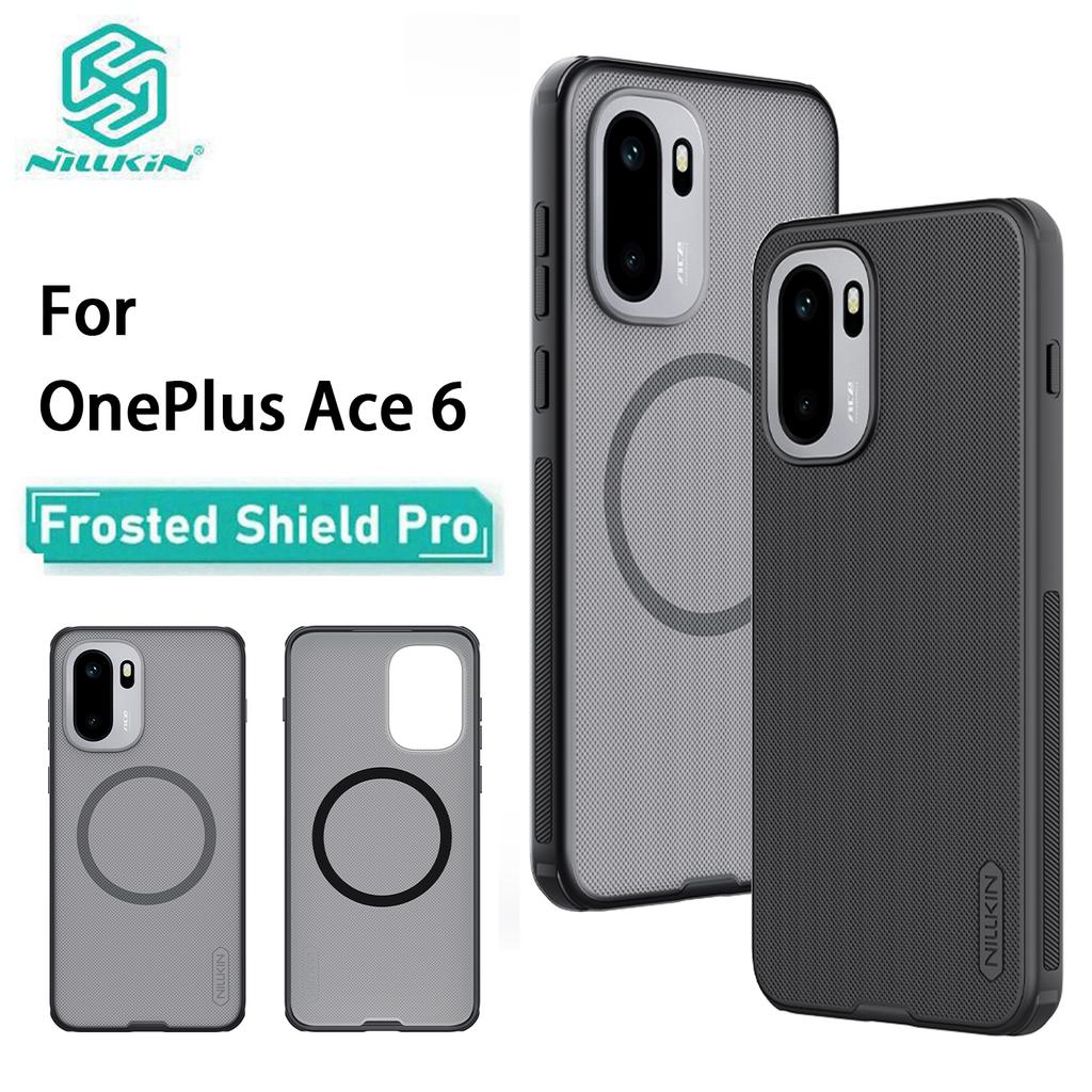 Für OnePlus Ace 6 Handyhülle Nillkin Super Frosted Shield Pro Magnetische Harte PC+TPU Schale Stoßfeste Rückseite