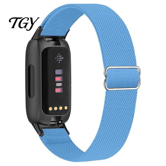 Lightweight Replacement Wrist Strap Elastic Nylon Watch Bands for Fitbit Inspire 3, Adjustable Quick Release Band Breathable Woven Sports Wristband