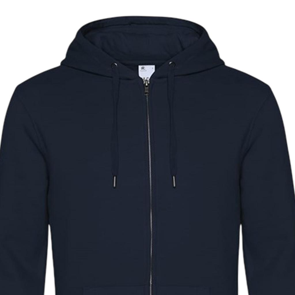 B&C Unisex Adult King Zipped Hoodie