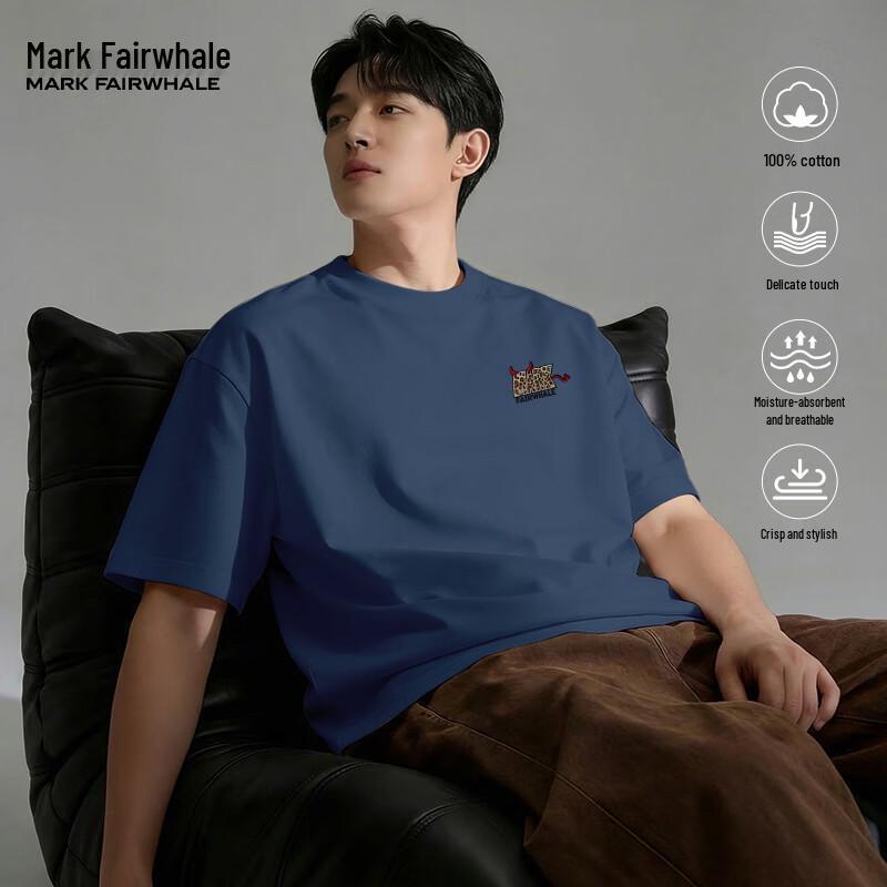 Mark Hua Fei Men s Casual Short-Sleeve T-Shirt M
