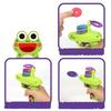 Non-Toxic Mini Carrot Flying Disc Launcher Toy Gun Eva Battle Outdoor Multi Person Sports Soft Bullet Gun Safety Carrot Flying Saucer Gun