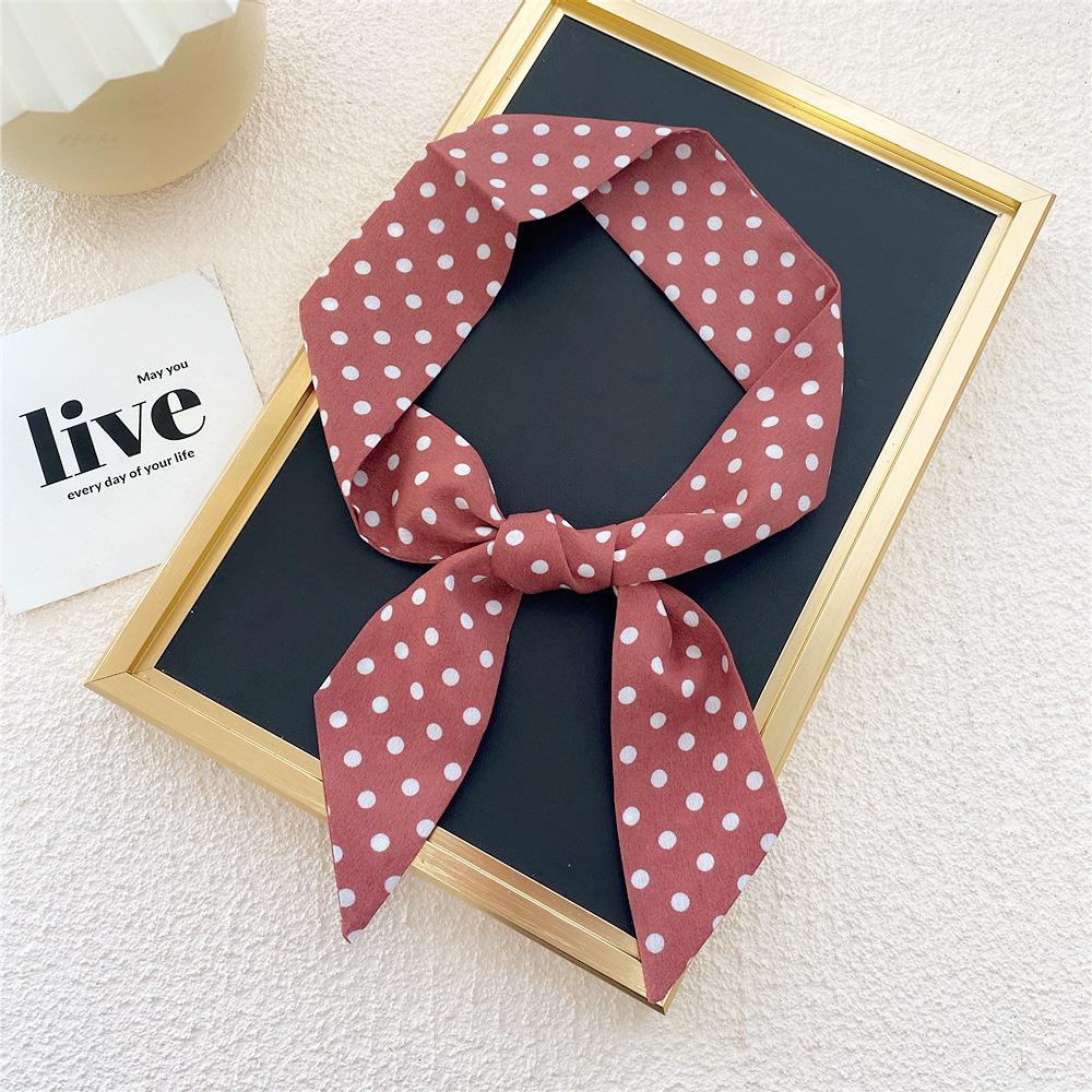 New Scarves Silk Scarves Women'S Spring And Autumn Season Long Decorative Professional Scarves Summer Thin Styles Paired With Shirts Stylish