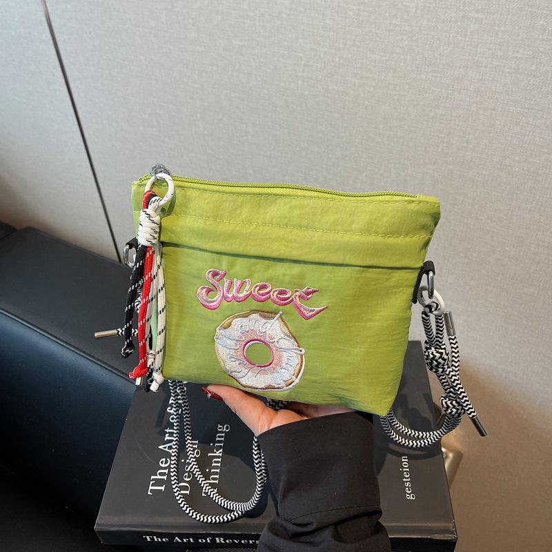 Summer versatile women's bag new fashion shoulder messenger bag cloth bag casual small square bag