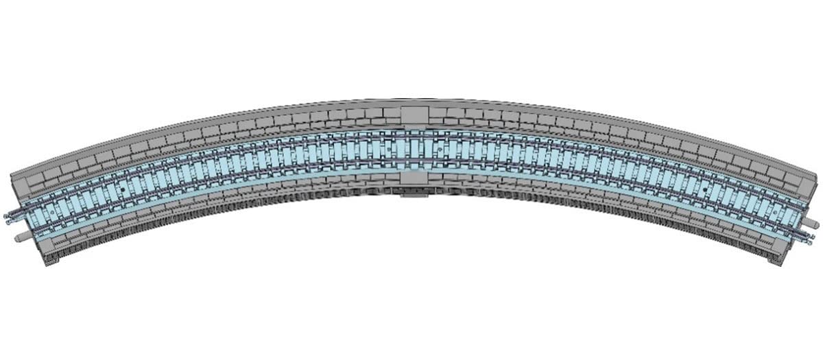 

TOMIX N gauge elevated bridge PC rail set 1875 Railway model supplies HC391-45-PC (F) 4-piece