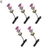 5Pcs Women Hair Clips 3D Flower Decor Anti-slip Design Hair Pins DIY Hairband Lightweight Hair Accessories