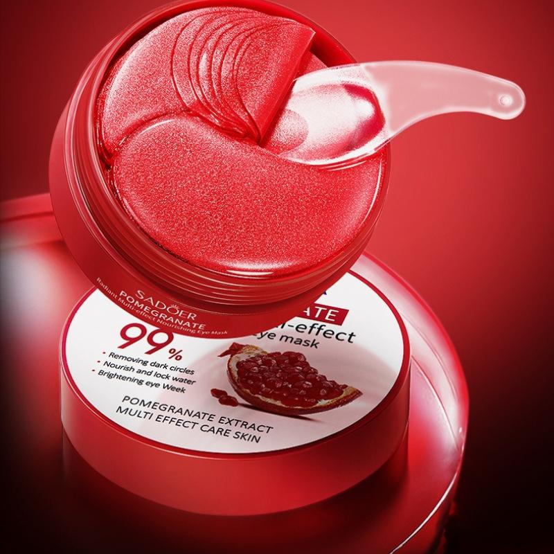 Red Pomegranate Eye Mask SADOER Moisturizes the eye area to improve dark circles and eye lines