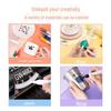 "Deli White Waterproof & Oil-Proof Tire Paint Marker - Non-Fading Oily Graffiti Pen"