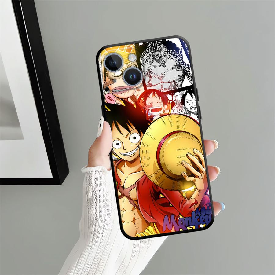 Anime One Piece Luffy Funda Phone Cover Phone Case for Apple iPhone 17 Pro Max 12 14 XR XS MAX 11 16 Air 13 15 Pro 7 8
