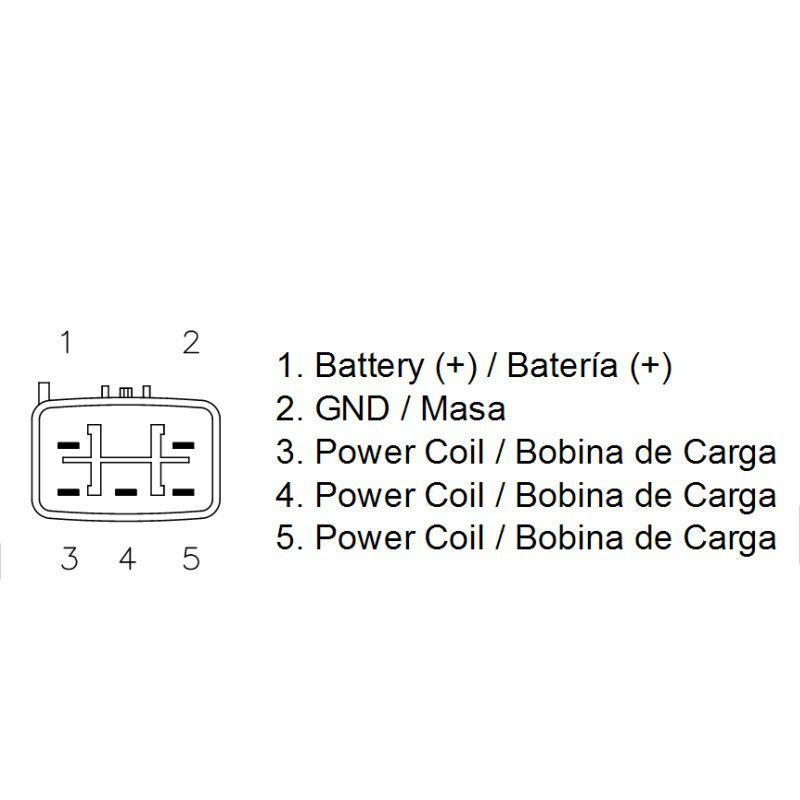 Rectifier Regulator for 31600-HN0-671 / TRX450FE TRX450FM. 0824-020