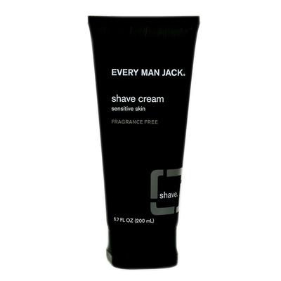 Everyman Jack Shave Cream Sensitive Skin Unscented, 200ml, 1 Unit