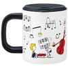 Skater Thermal/Cold Stainless Steel Mug with Lid Vacuum Insulated Double Structure Snoopy Orchestra 330ml STMG4N-A