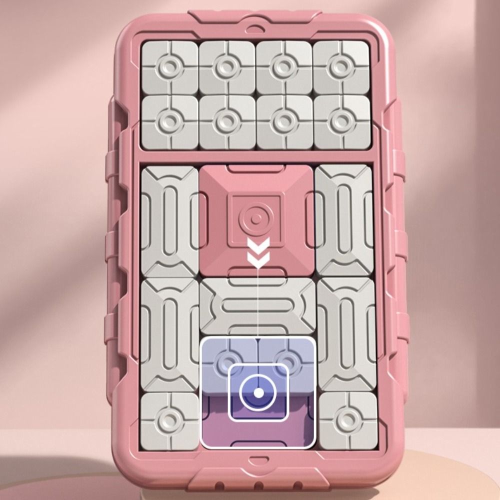 Educational Huarong Road Magnetic Board Montessori Classical Intelligence Jigsaw   Teaching Toy