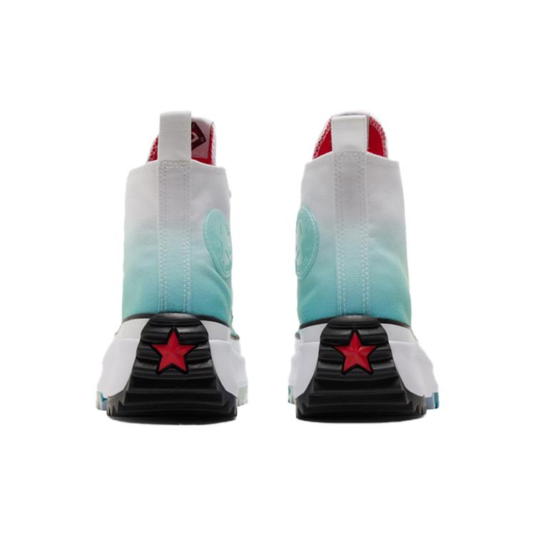 Converse Run Star Hike High 'Chinese New Year - Washed Teal' (Unisex) Washed Teal / White / University Red Canvas Shoes 173124C