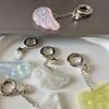Delicate Acrylic Angel Wing Star Key Ring For Women Keys Organization Inspirational Pocket Charm Sentimental Present