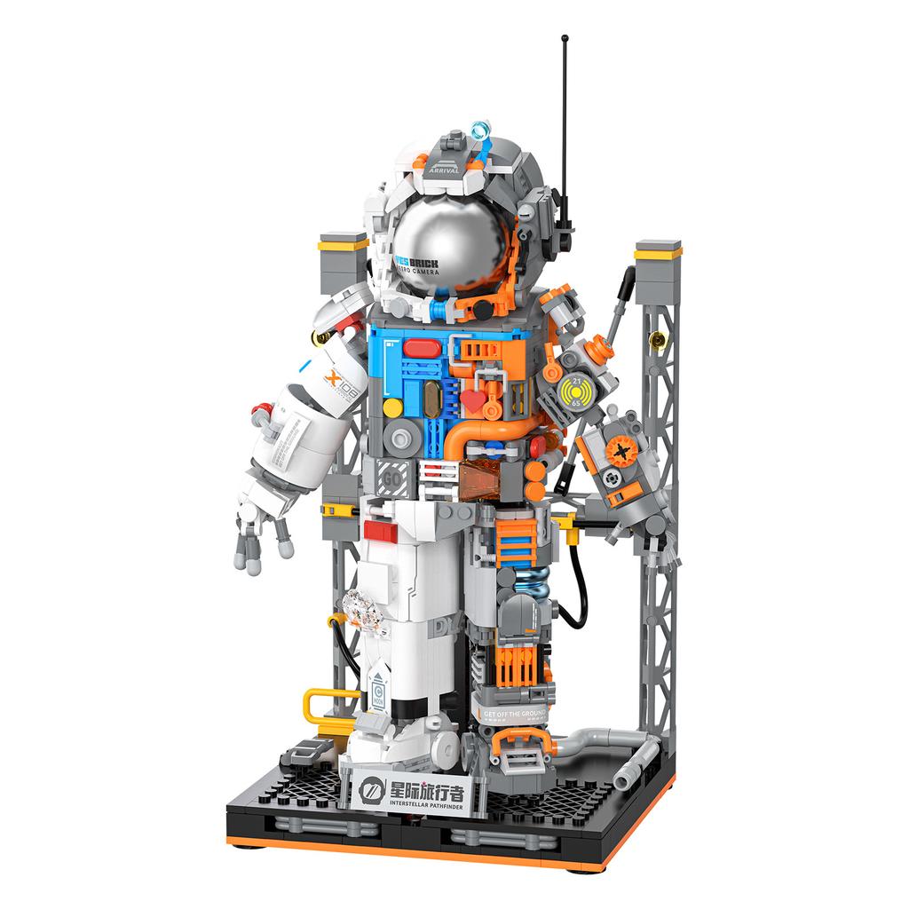 2024 Astronaut Baustein Spielzeug Puzzle Zusammenbau Kinder Junge Geburtstagsgeschenk 10 Jahre alt