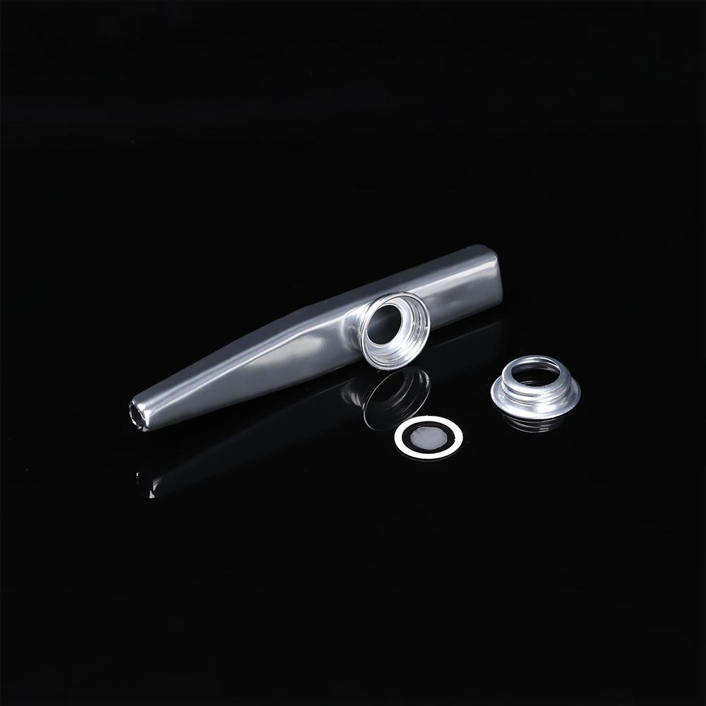 Party Aluminum Gift Children Kids Kazoo Flute 5 Pcs Diaphragm Harmonica Metal