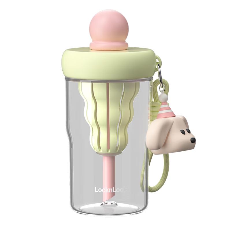 Lock&Lock Tritan Large Capacity Straw Bottle зелёный