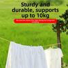 8M/10M Length Retractable Clothesline Windproof Camping Hanging Rope  Travel Trip