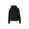 Puma Lässiges Sport Langarm Warmes Kapuzensweatshirt Damen Tops Schwarz 599314-01