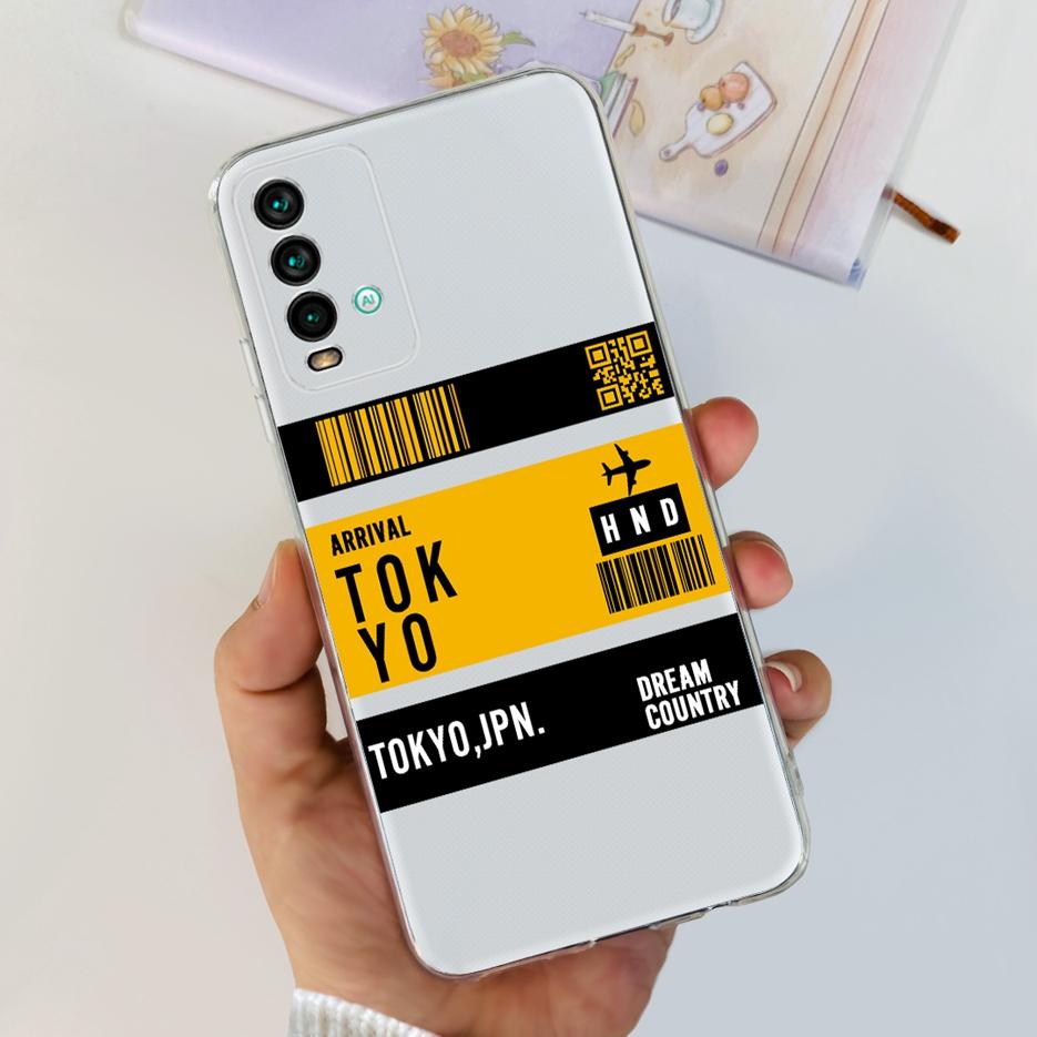 For Xiaomi Redmi 9T Case Cute Fashion Painted Cover Clear Silicone Soft Slim Phone Case For Xiaomi Redmi 9T Redmi9T Fundas Coque