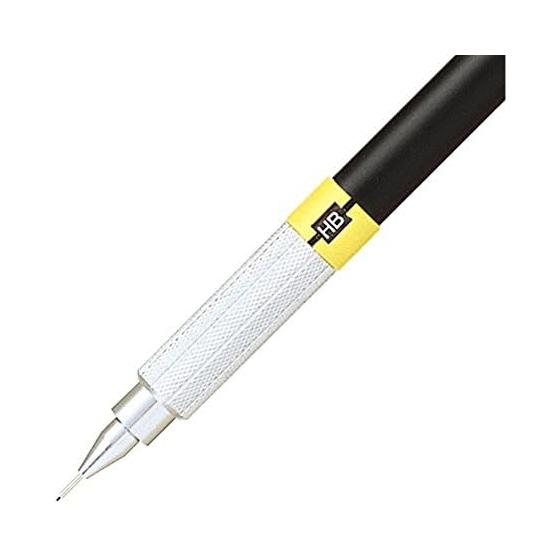 Mitsubishi Pencil Drafting Mechanical Pencil 0.3mm Black M3552.24 Knurled Grip Balanced Center of Gravity 4mm Tip Knock Type With Eraser HB Lead