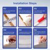 1PC 5/10m U-Shape Edge Banding Self Adhesive Veneer Edging Furniture Edge Protector for Cabinet Repair Furniture Restoration