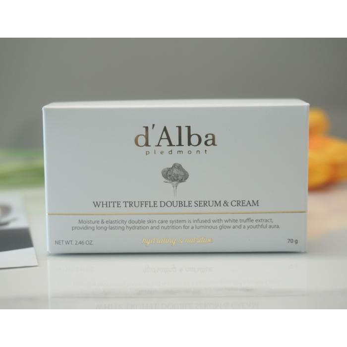 d Alba White Truffle Двойная сыворотка и крем 70 г (16333455) color