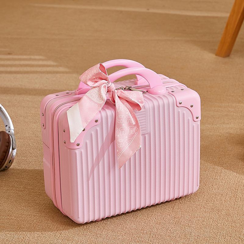14" Carry-On Suitcase & Travel Organizer, Large Capacity 16" Lightweight Makeup Bag & Toolbox.