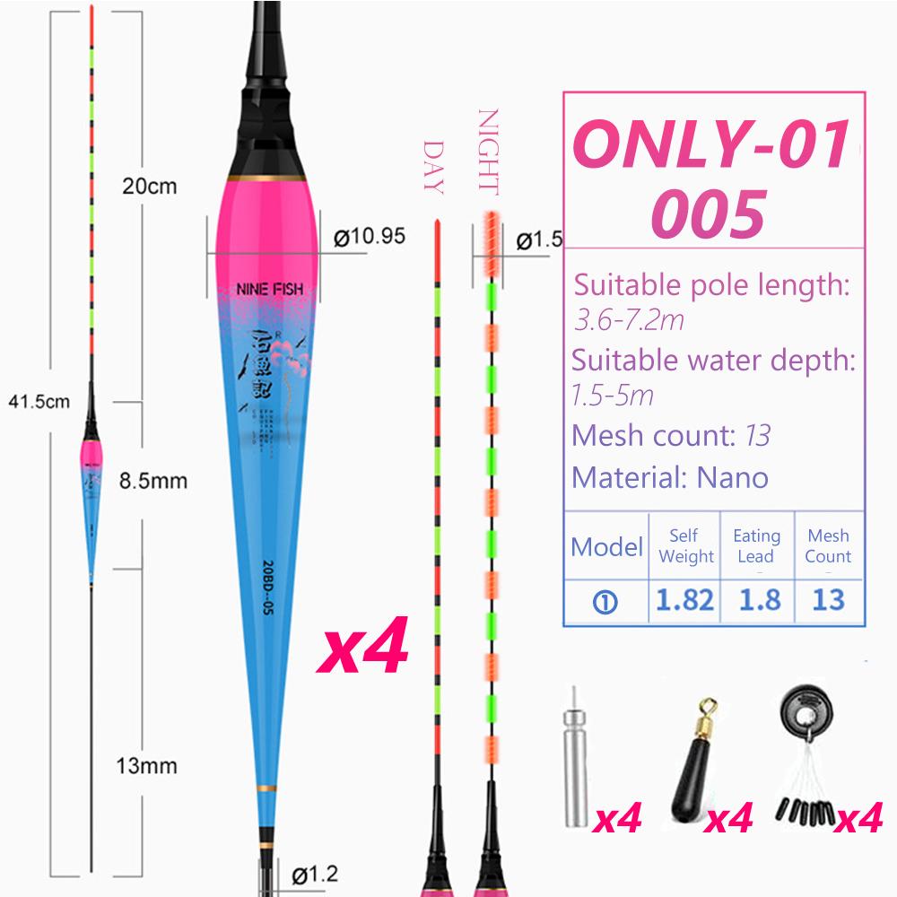 2/4 Stück intelligente nanoelektronische Fischschwimmer, hochempfindliches Wasser, schattenloses Nachtlichtschwimmer, LED-Farbwechsel, automatischer elektronischer Nachtschwimmer