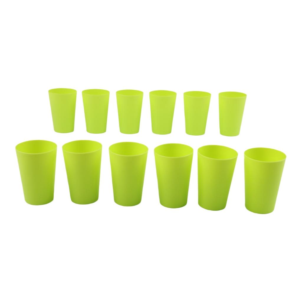 Colorful Plastic Cups Unbreakable Drinkware Lightweight Drinking Cups
