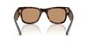 Wayfarer Mega Havana Brown Sunglasses 0RB0840SF Polarized [Ray-Ban] 902/5352