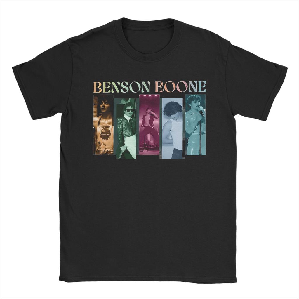 Benson Boone Beautiful Things Album T Shirt Beach American Heart Tour Cotton T Shirts For Couple Print Tshirt Short Sleeve Tees