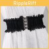 Elegant Korean Style Women Lace Waist Cincher Dress Belt Accessory Black White Red