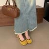 Fashion 2025 Hot Sale Ladies Shoes Shallow Women's Flats Fashion Round Toe Casual Flat Shoes New Color Matching Flat Low Heels Zapatos