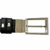 Pristine GUCCI Belt Reversible with Square Buckle Black Leather Mens 771105 Used