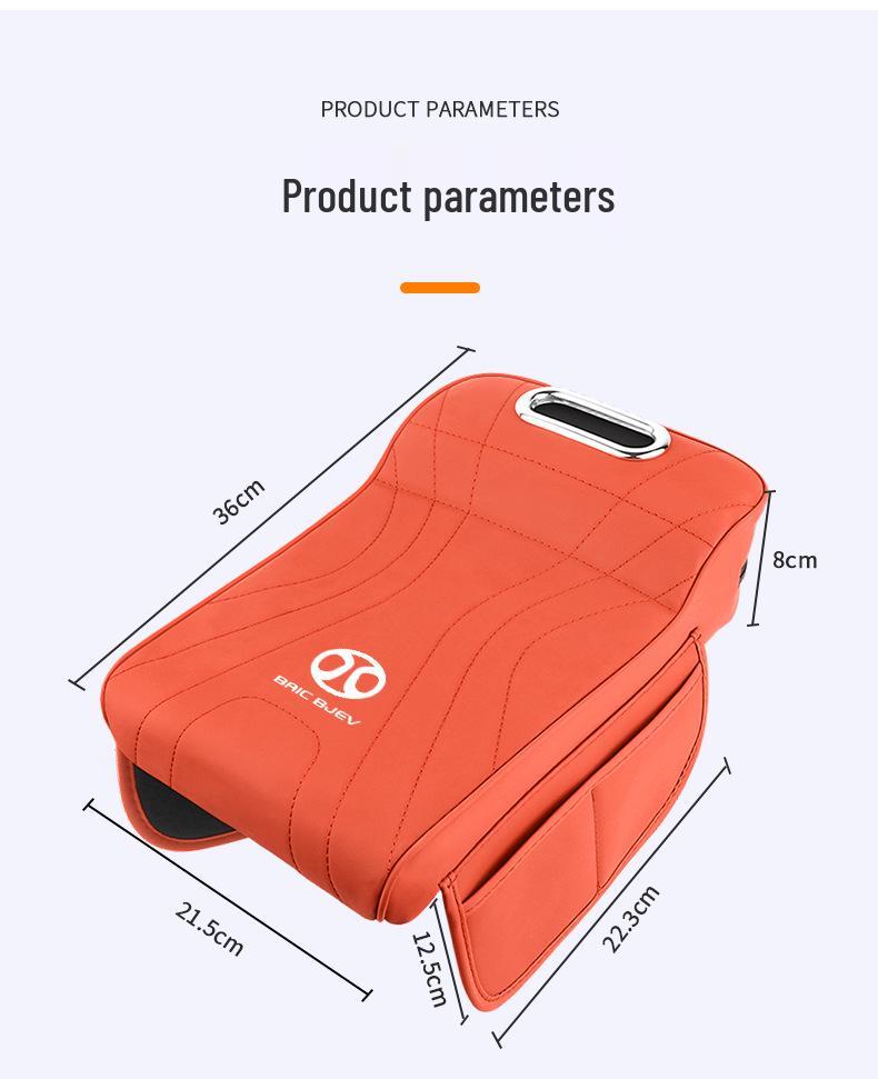 Armrest Box Heightening Pad with Tissue Storage for BAIC EU5/BJ40 and Senbao X35/D50/X25
