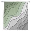 Sage Green Gray Gradient Sheer Window Curtain Tulle Curtains for Livingroom Bedroom Hotel Home Decor Voile Drapes