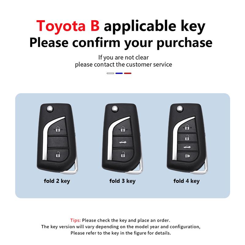 Obudowa kluczyka do samochodu ze stopu cynku pełna pokrywa dla Toyota Auris Corolla Reiz Avensis Verso Yaris Aygo Rav4 Scion TC IM 2015