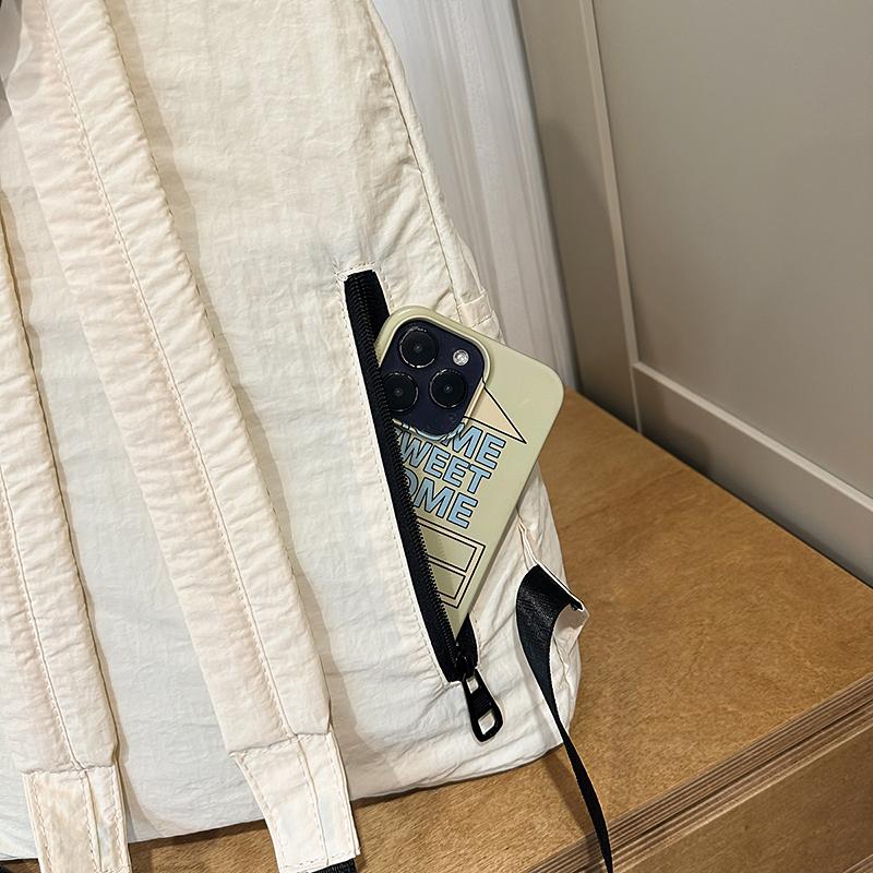 Junior High School Students Lightweight Schoolbag Women's Large Capacity Backpack