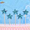 5Pcs/Lot Cake Topper Creative For Baby Shower Birthday Party Wedding Celebration Cake Decoration Star Heart Cupcake Insert