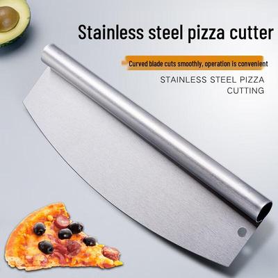 Edelstahl Wiegemesser Pizza- & Gebäckschneider Set