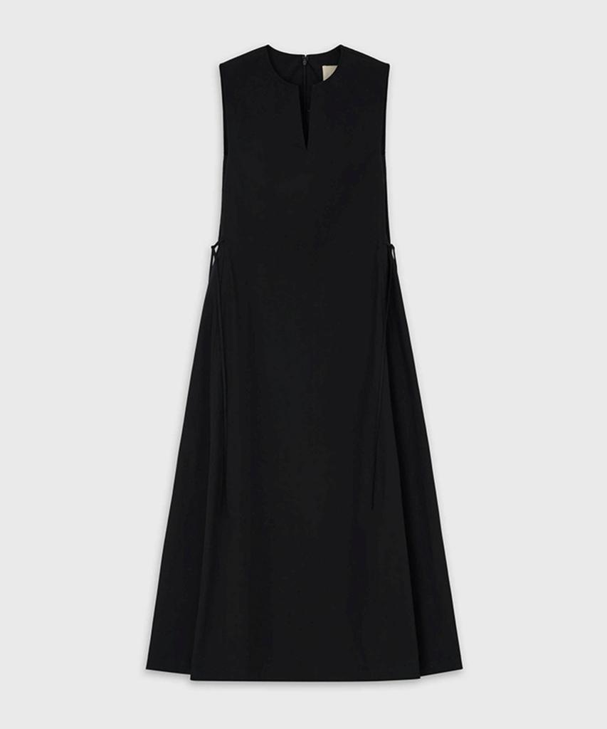 Deolum V-Neck Maxi Dress_Black