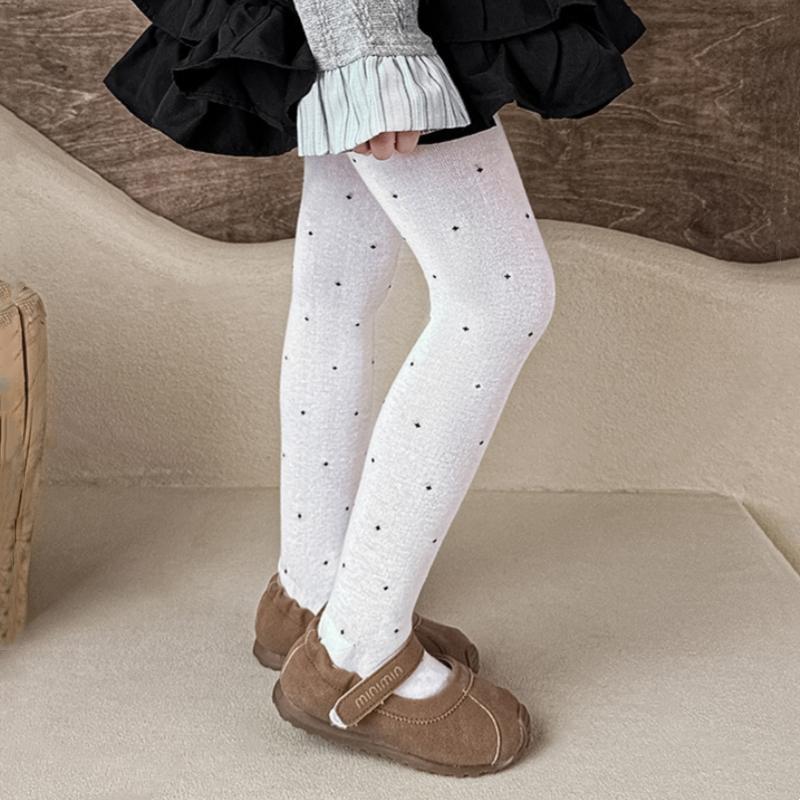 Baby Tights Shiny Dots Retro Leggings for Girls Spring Autumn Pantyhose Fashion Stretchy Tights Baby Comfortable Tights