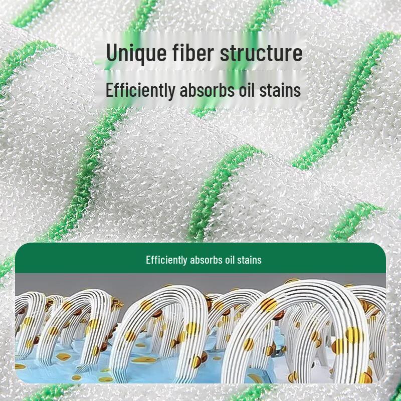 Thick Bamboo Fiber Kitchen Dishcloths - 5-Pack (23x18cm)