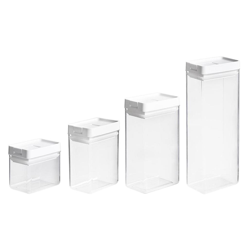 Cereal Container Clear Food Storage Box Organizer,