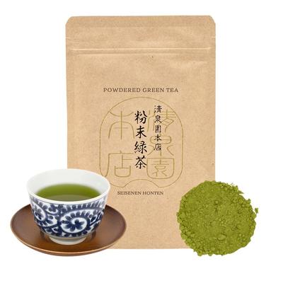 Seisenen Honten Green Tea Powder, 50g, Easy To Dissolve, Made with New Kyoto Leaves, Domestically Grown Green Tea Leaves, Japanese Green Tea, Simply