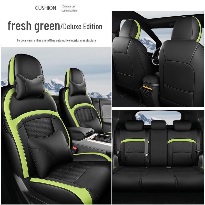 GAC Aion Y Car Seat Cover: Universal, All-Season, Full Wrap Leather Cushion